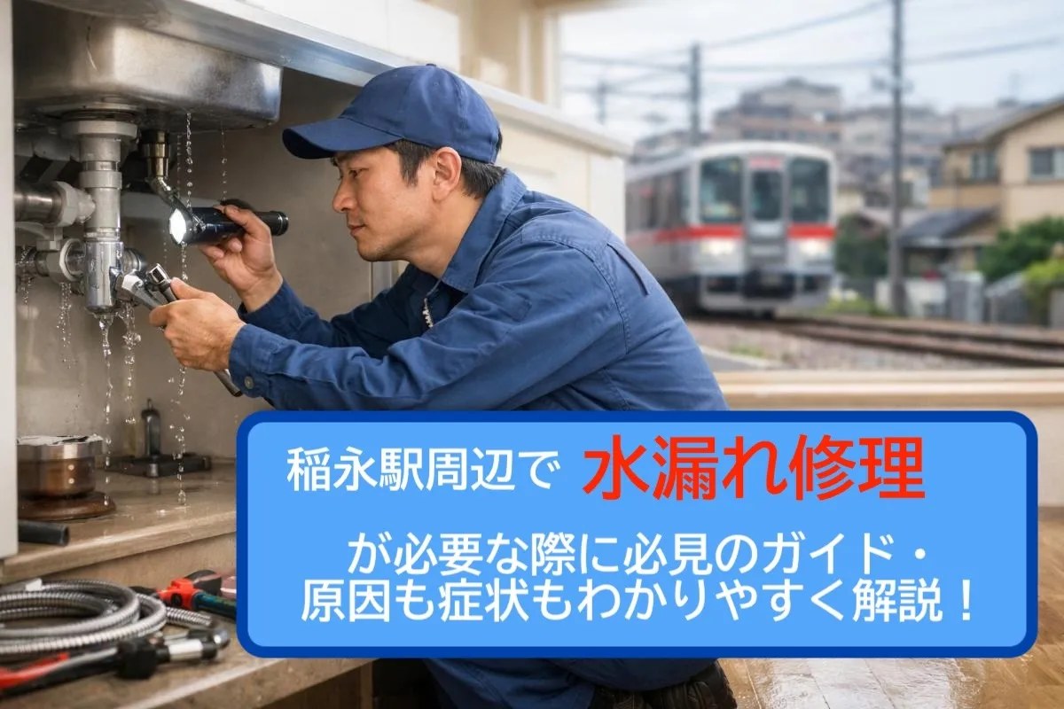 稲永駅周辺で水漏れ修理が必要な際に必見のガイド・原因も症状もわかりやすく解説！
