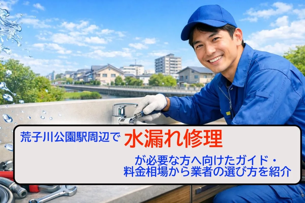 荒子川公園駅周辺で水漏れ修理が必要な方へ向けたガイド・料金相場から業者の選び方を紹介