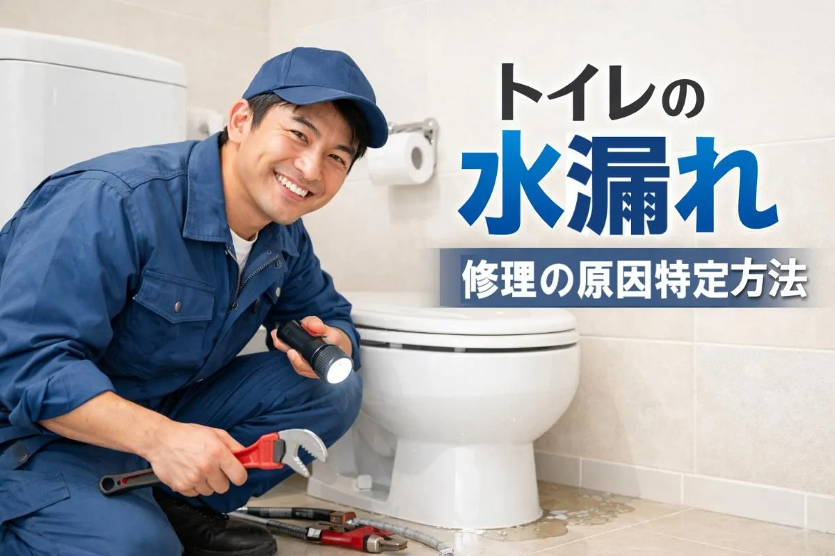 トイレの水漏れ修理の原因特定方法まとめ｜自分で直す手順と業者選びのコツ