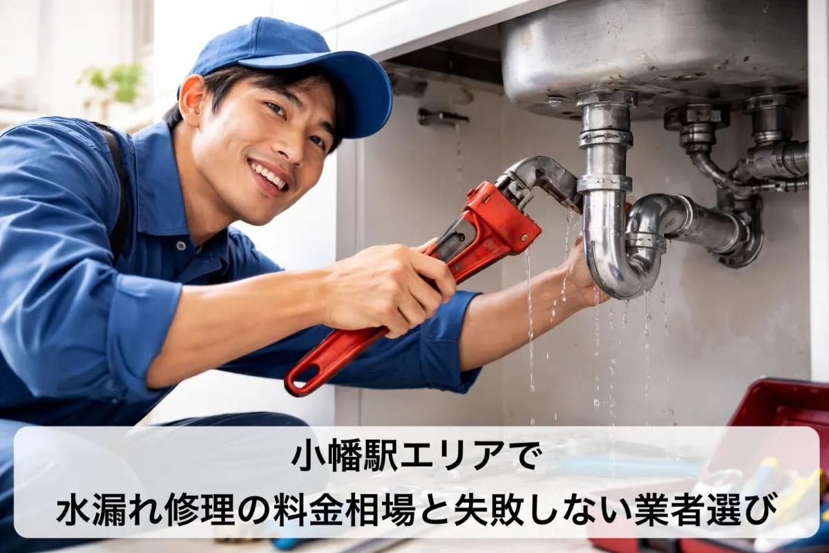 小幡駅エリアで水漏れ修理の料金相場と失敗しない業者選び